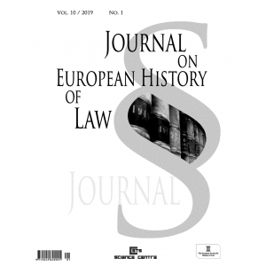 Journal on European history of law