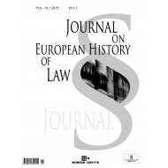 Journal on European history of law