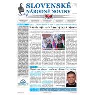 SLOVENSK&Eacute; N&Aacute;RODN&Eacute; NOVINY