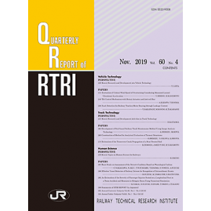 QUARTERLY REPORTS OF THE RAILWAY TECHNIC RESEARCH INSTITUTE