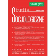 STUDIA SOCJOLOGICZNE